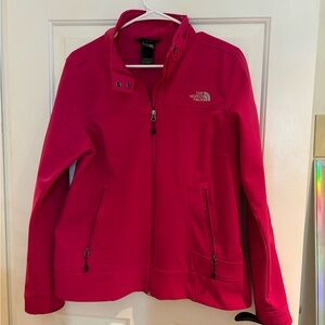 Women’s hot pink The North Face full zip jacket